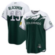 Charlie Blackmon Colorado Rockies 2022 City Connect Player Jersey Green