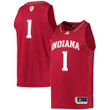 #1 Indiana Hoosiers Team Basketball Jersey Crimson