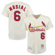 Stan Musial 1963 St. Louis Cardinals Throwback Jersey Cream