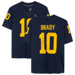 Tom Brady Michigan Wolverines Autographed Limited Jersey Navy