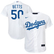 Mookie Betts Los Angeles Dodgers Home Player Jersey White
