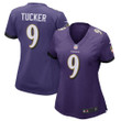 Justin Tucker Baltimore Ravens Women's Game Player Jersey Purple