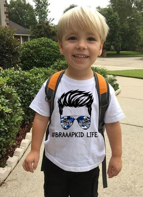 #braaapkid life motorcross kid t-shirt T-shirt