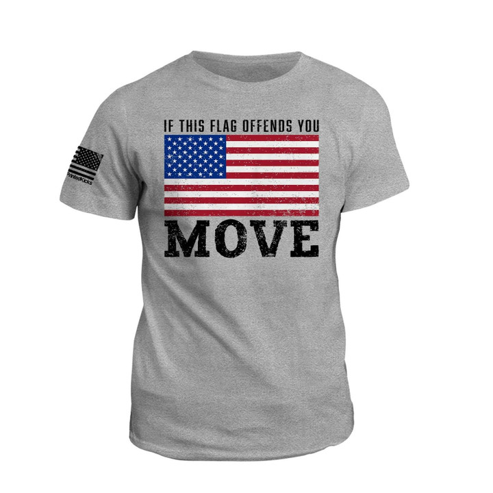 If This Flag Defends You Move American Flag Proud On Independence Day Tshirt Gift For Firends