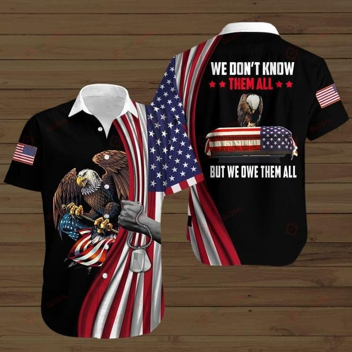 We Do Not Know Them All But We Owe Them All Veteran Day 3D Designed Allover T-Shirt Gift For Veterans