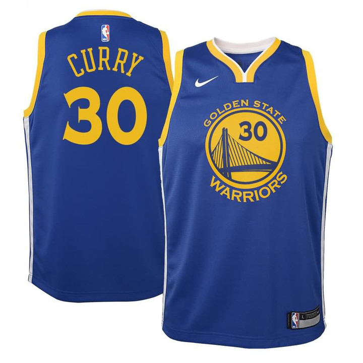 Stephen Curry Golden State Warriors Jersey Blue Icon Edition