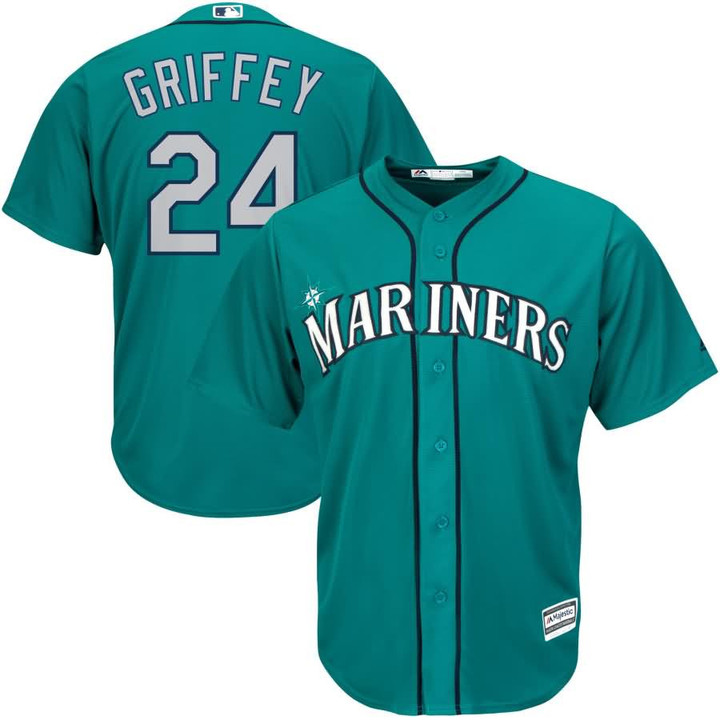 Ken Griffey Jr. Seattle Mariners Cool Base Player Jersey Northwest Green