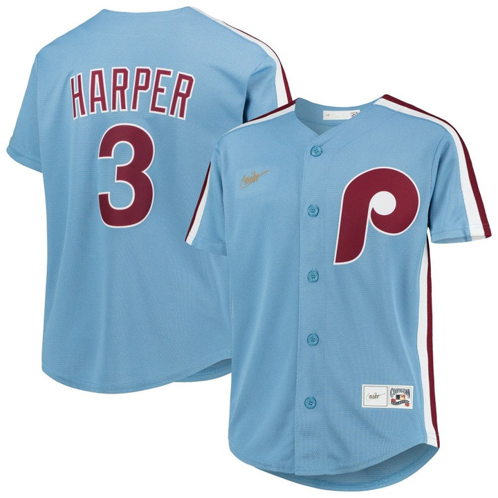 Philadelphia Phillies Bryce Harper Light Blue Alternate Player Jersey Gift For Philadelphia Phillies Fans