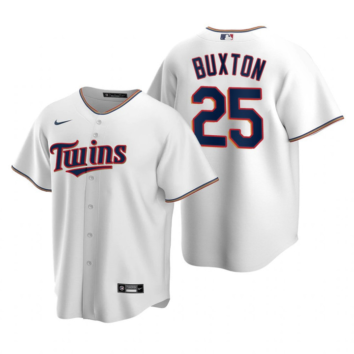 Minnesota Twins #25 Byron Buxton Collection 2020 Alternate White Jersey Gift For Twins Fans