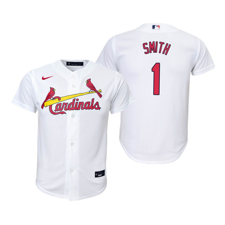 St Louis Cardinals #1 Ozzie Smith 2020 Home White Jersey Gift For Cardinals Fans
