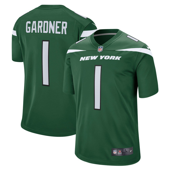 Ahmad Sauce Gardner New York Jets 2022 Draft First Round Pick Game Jersey Gotham Green