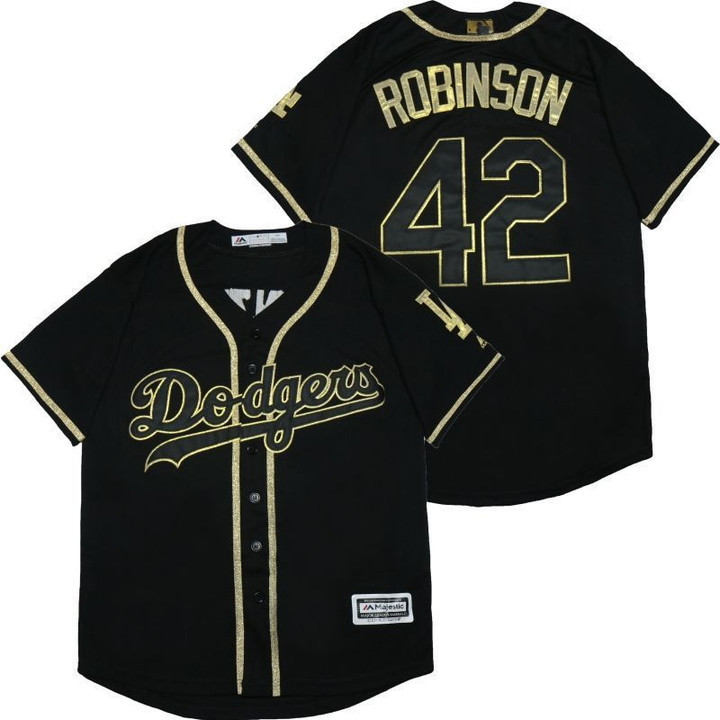 Los Angeles Dodgers Jackie Robinson #42 2020 Black Jersey