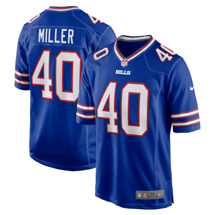 Von Miller Buffalo Bills Player Game Jersey Royal