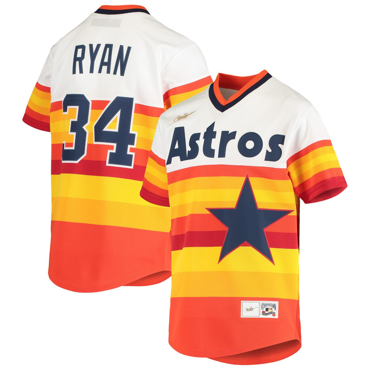 Nolan Ryan Houston Astros Home Cooperstown Collection Player Jersey White