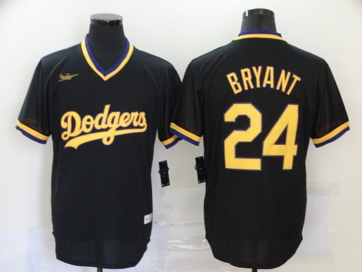 Los Angeles Dodgers Kobe Bryant #24 2020 Black Jersey