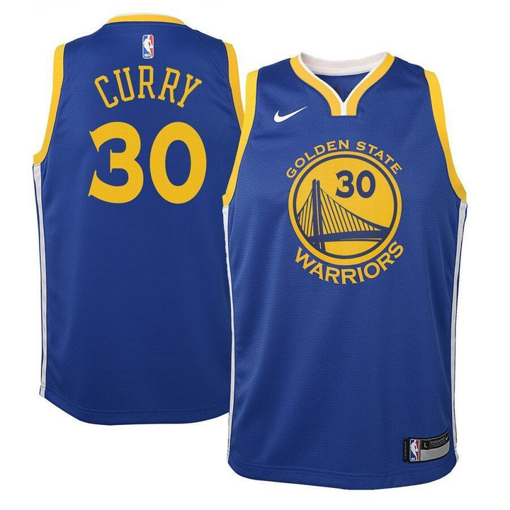 Stephen Curry Golden State Warriors Jersey Blue Icon Edition 2019