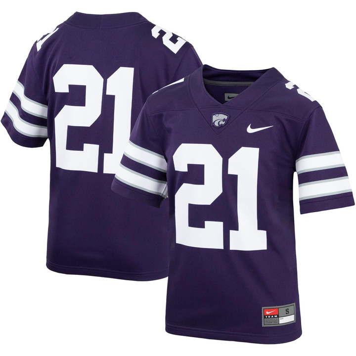 #21 Kansas State Wildcats Untouchable Football Jersey Purple