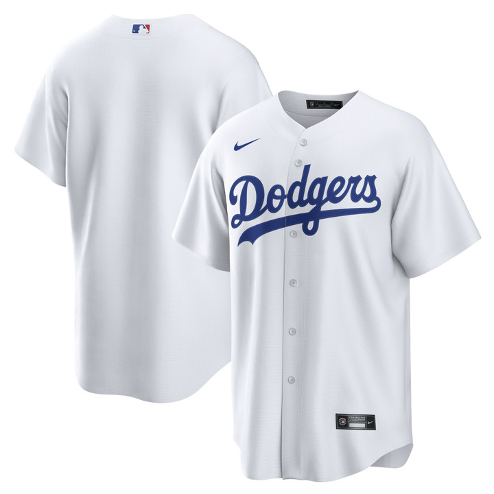 Los Angeles Dodgers Home Blank Jersey White