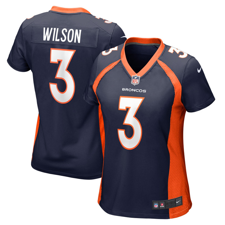 Russell Wilson Denver Broncos Women's Alternate Game Jersey Navy