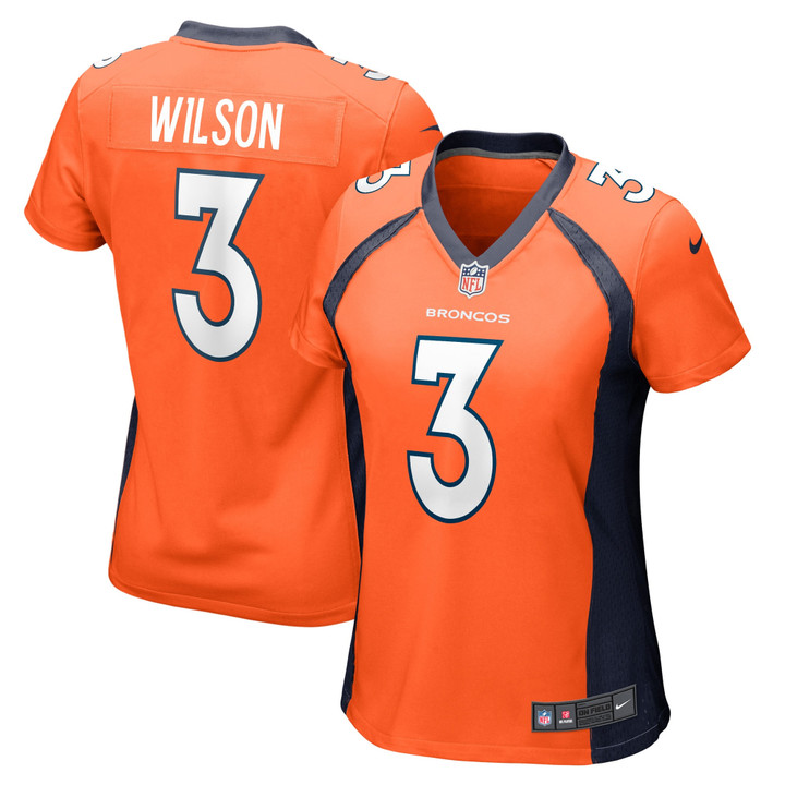 Russell Wilson Denver Broncos Women's Game Jersey Orange