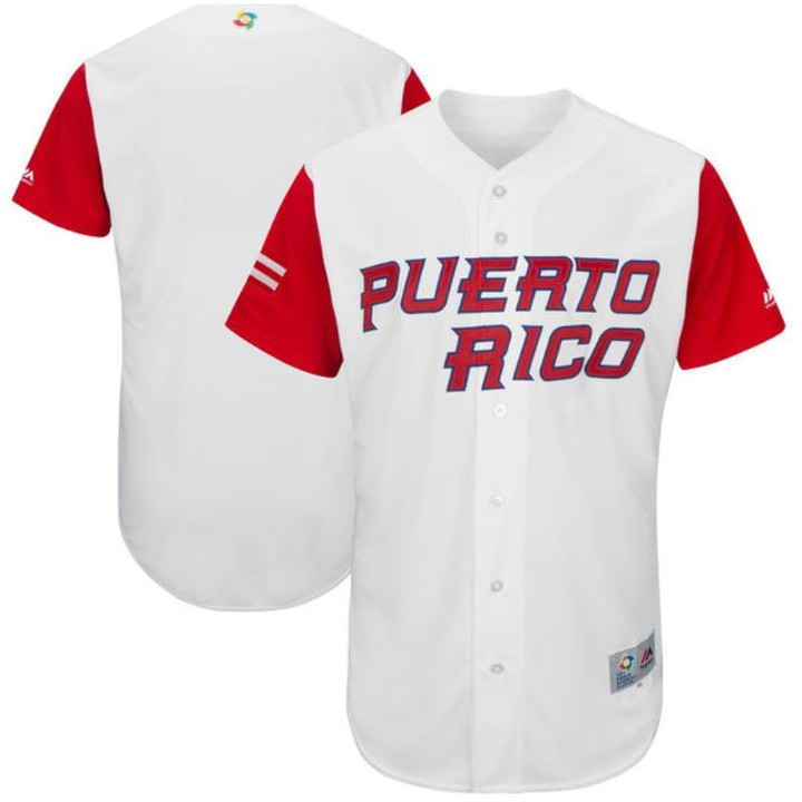 Puerto Rico National Baseball World Classic 2017 Personalized White Jersey