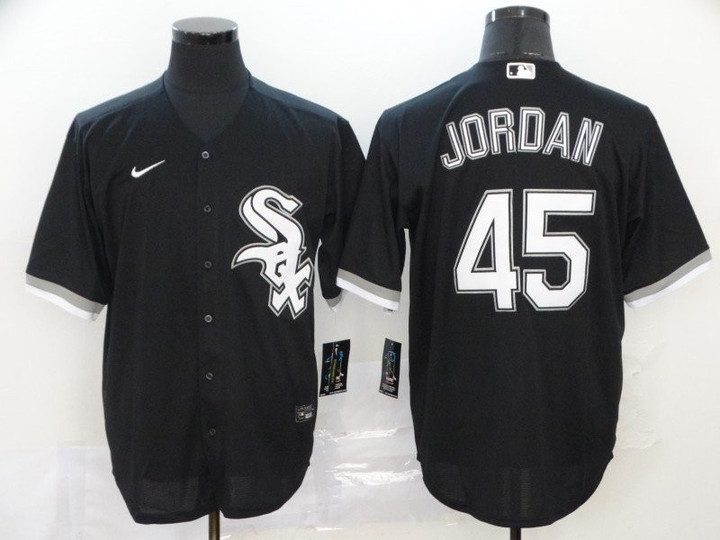 Chicago White Sox Michael Jordan #45 2020 Black Jersey