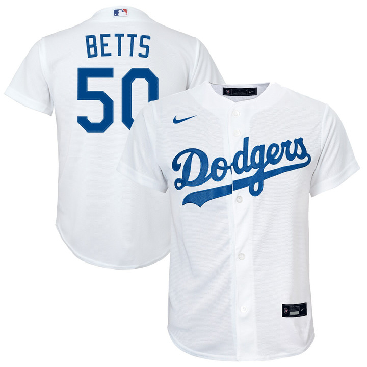 Mookie Betts Los Angeles Dodgers Home Player Jersey White