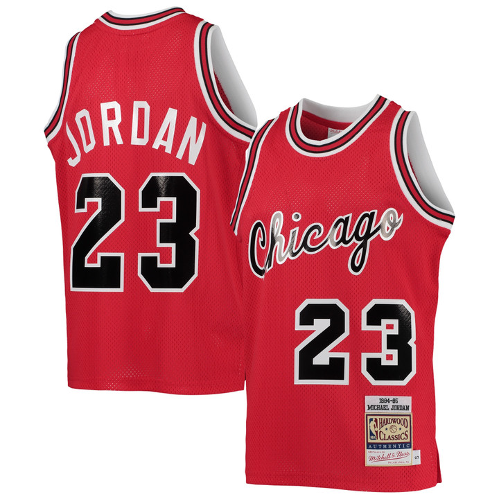 Michael Jordan Chicago Bulls 1984-85 Hardwood Classics Jersey Red