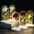 🔥 Led Enchanted Rose | Galaxy Rose Or Red Rose In Glass Dome, Luxury Gift Box