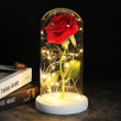 ⭐️Led Enchanted Rose | Galaxy Rose Or Red Rose In Glass Dome, Luxury Gift Box
