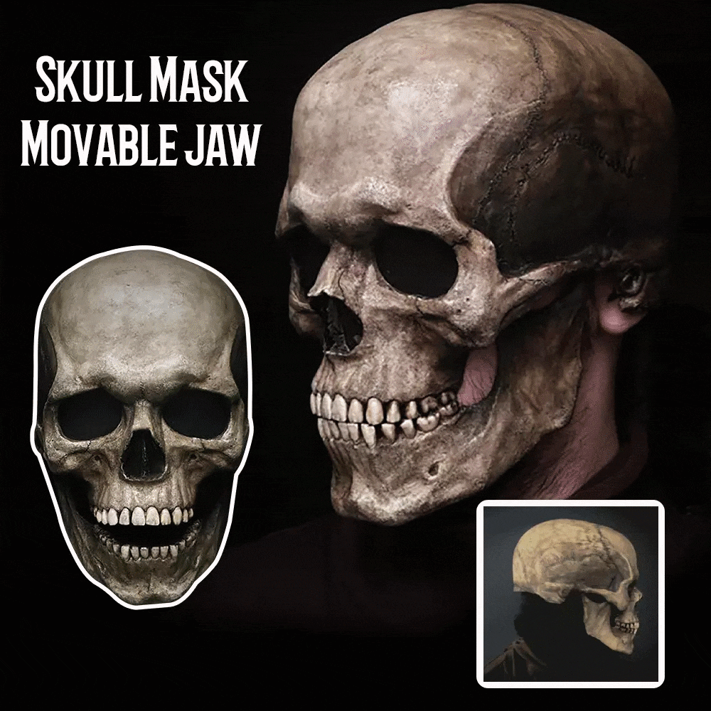 🔥Early Halloween Promotions-50% OFF🔥 Full Head Skull Mask/Helmet With Movable Jaw