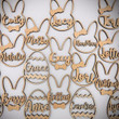 Customized Bunny & Egg Easter Name Tags