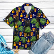 Black Cat Native Tropical T1307 - Hawaii Shirt