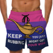 ✌ Keep Rubbing - Custom Swim Trunks