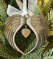 Christmas Ornaments Angel Wings - A Piece of My Heart Is In Heaven Memorial Ornament💖