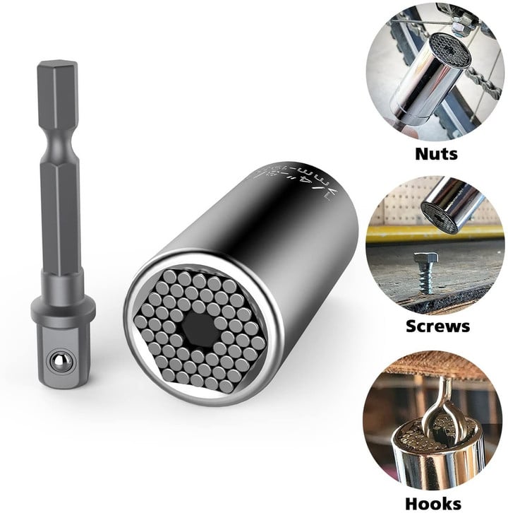Universal Sockets Metric Wrench Power Drill Adapter