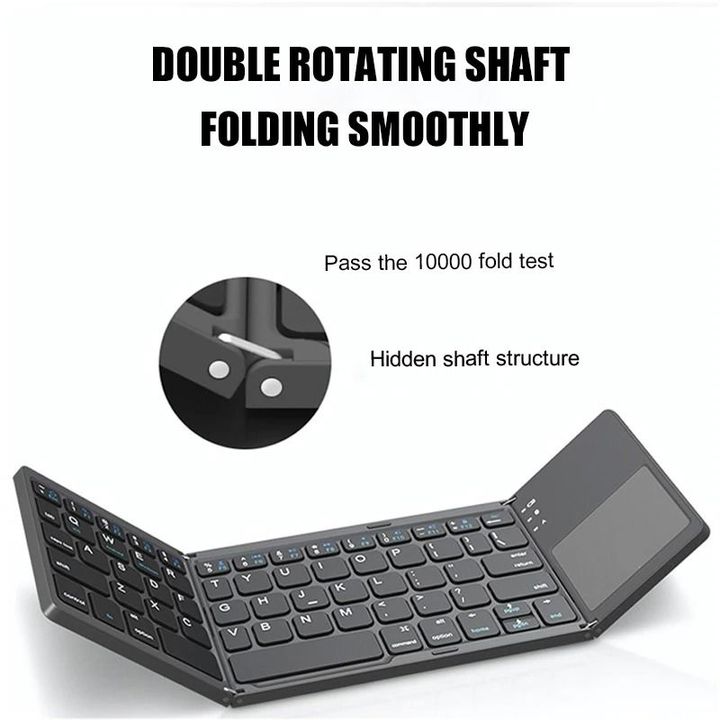 Tri-fold Portable Bluetooth Keyboard 🔥 50% OFF - LIMITED TIME ONLY 🔥