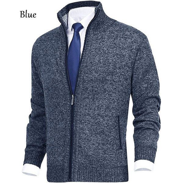 Men's Solid Color Stand Collar Fashion Jacket 🔥HOT SALE 50% OFF🔥