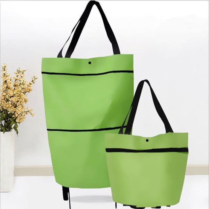 ⭐️ 2 In 1 Foldable Shopping Cart