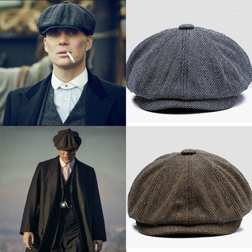 Vintage Herringbone Octagon Cap 🔥50% OFF - LIMITED TIME ONLY🔥