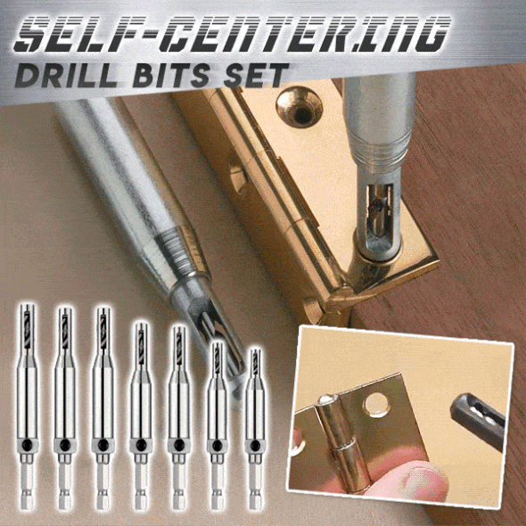 Self-Centering Drill Bits Set