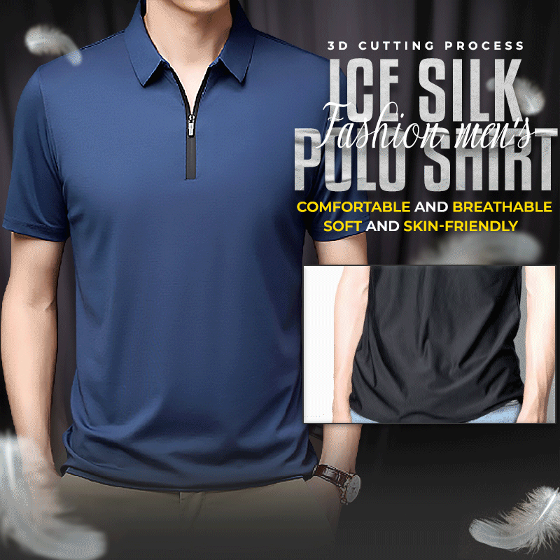 Fashion Men's Ice Silk POLO Shirt 🔥HOT DEAL - 50% OFF🔥