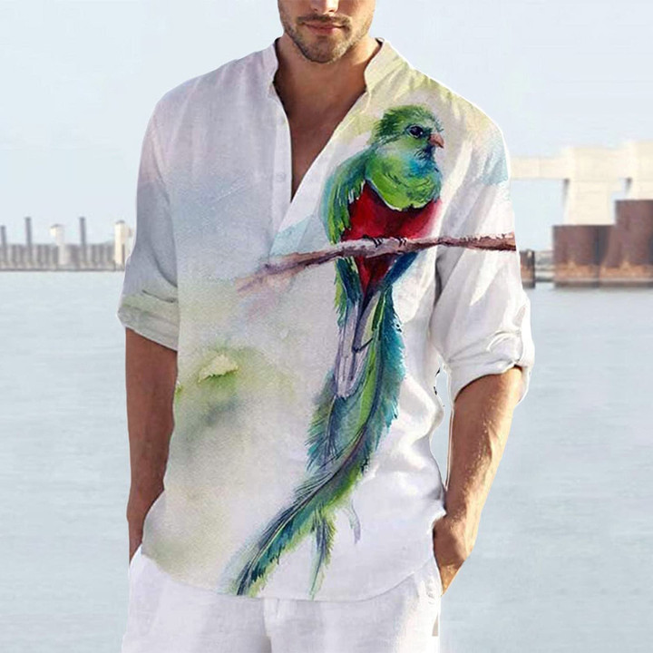 Hummingbirds Print Men's Casual Shirt 🔥HOT DEAL - 50% OFF🔥