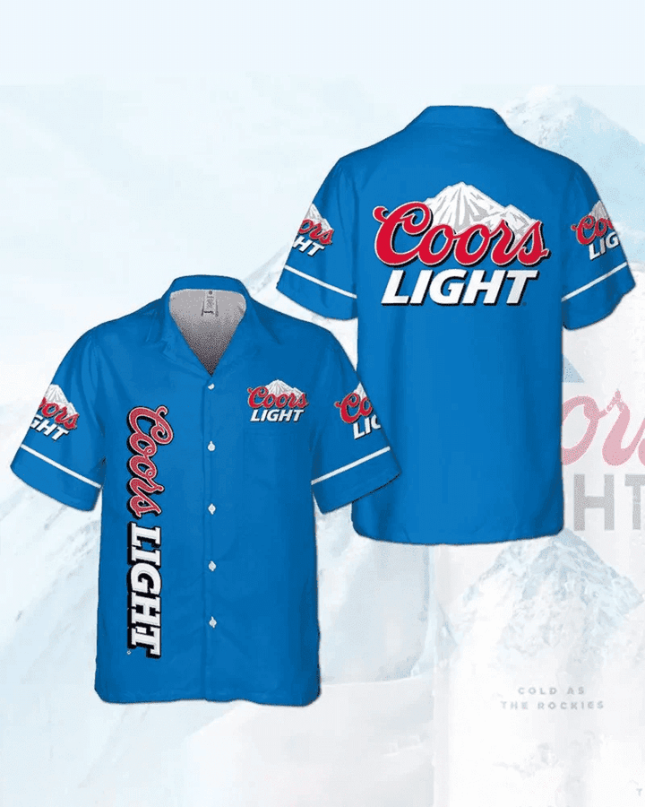 Coors Light - Men's Casual Printed Short Sleeve Shirts