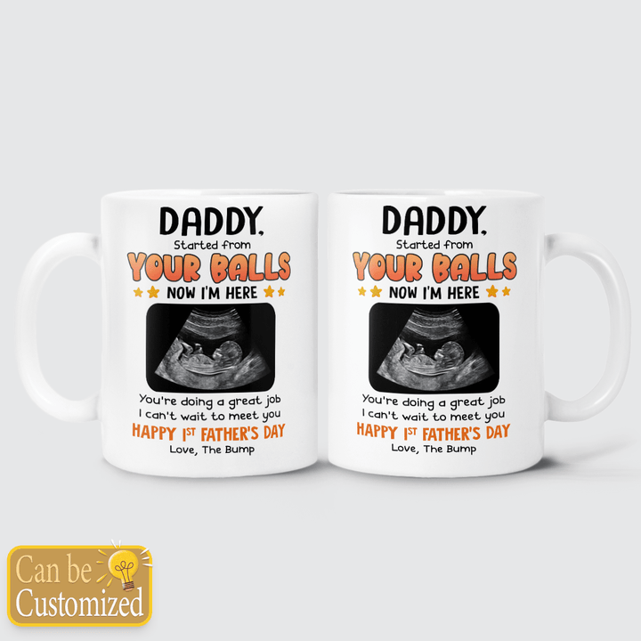 HAPPY FIRST FATHER'S DAY - CUSTOMIZED MUG - 41T0523