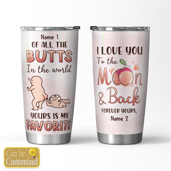 I LOVE YOU TO THE MOON AND BACK - CUSTOMIZED TUMBLER - 184T1122