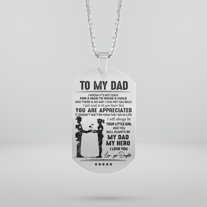 TO MY DAD - DOG TAG - 51T1221