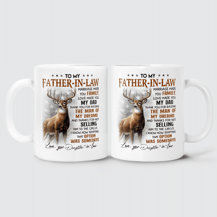 TO MY FATHER-IN-LAW - MUG - 77T1221