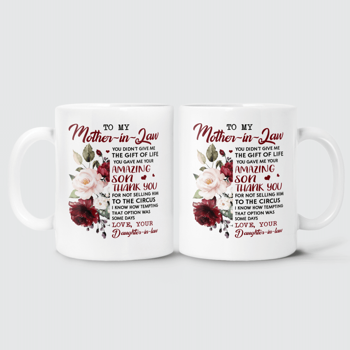 TO MY MOTHER-IN-LAW - MUG - 124T1221