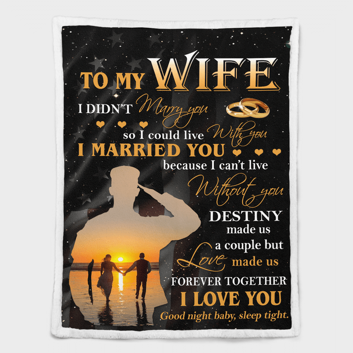 TO MY WIFE - BLANKET - 168T1221